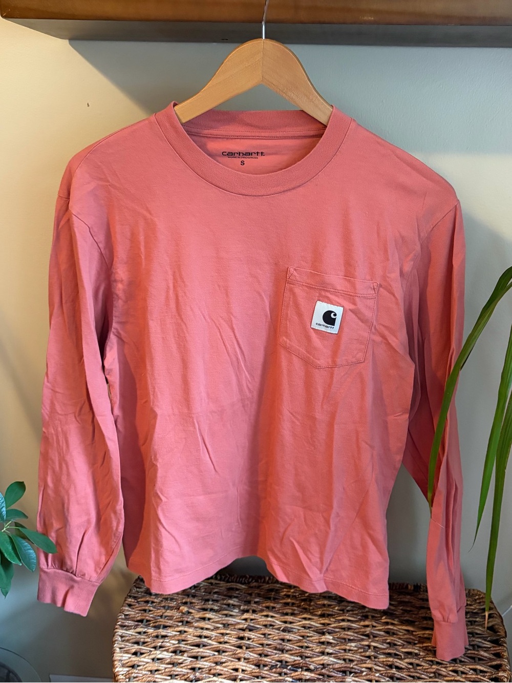 Carhartt Work In Progress Pink Rose Longsleeve